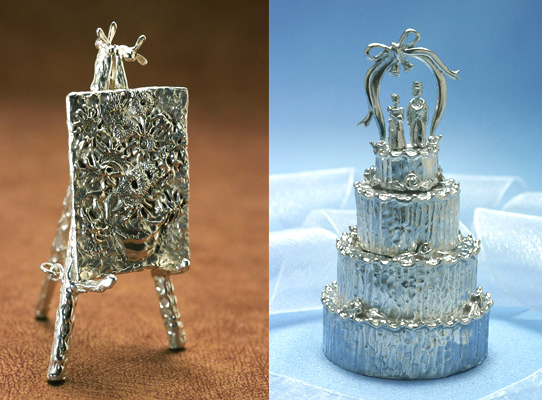 Chinchilla Millennia Monet Sunflowers Wedding Cake Barbara Scott Fisher